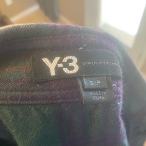 Y3 wool shirt size LX, green